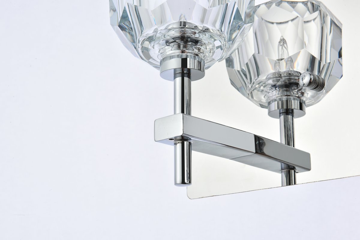 Picture of Elegant Lighting 3509W32C 10 in. Graham 5-Light Bathroom Light Fixture&#44; Chrome & Clear