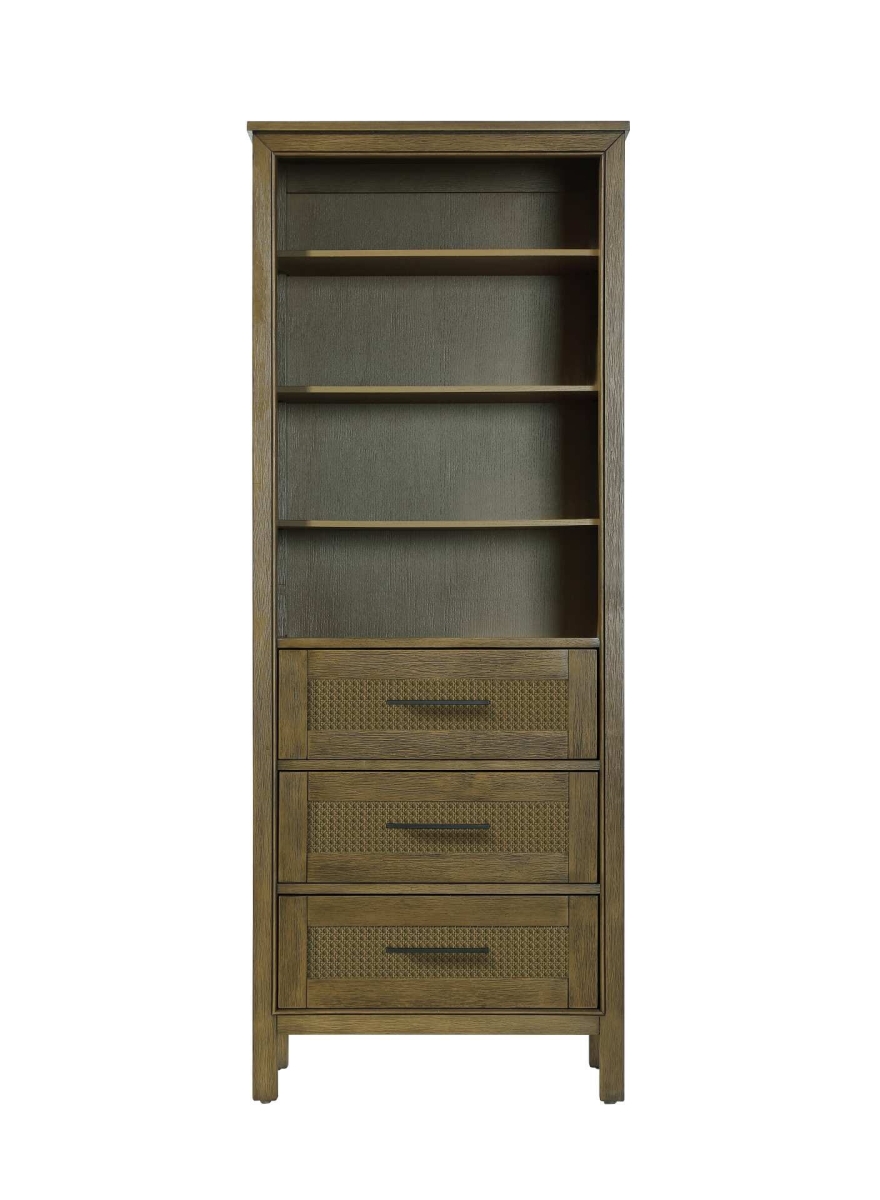 SC295B28HO 28 in. Alina Open Shelving Bath Storage Cabinet, Hazel Oak