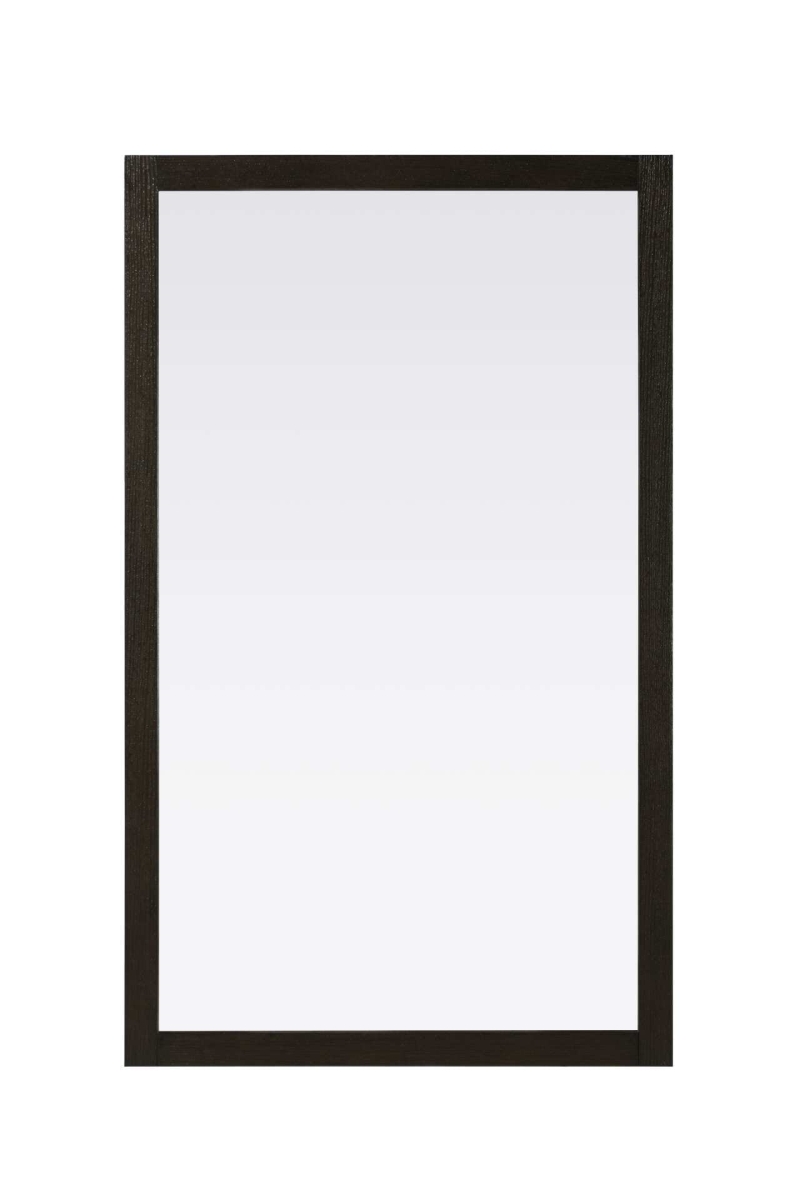 VM36036CO 60 x 36 in. Norah Rectangle Wood Mirror, Chocolate Oak