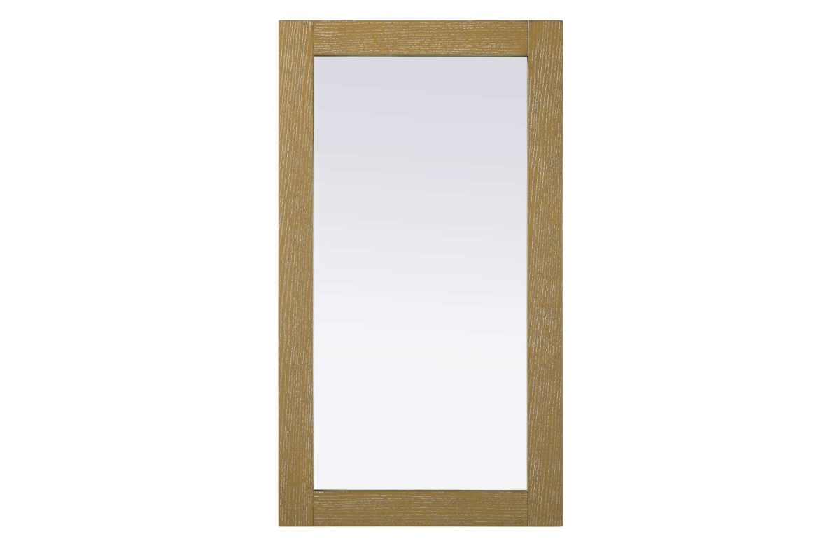 VM31832LO 18 x 32 in. Norah Rectangle Wood Mirror, Linen Oak