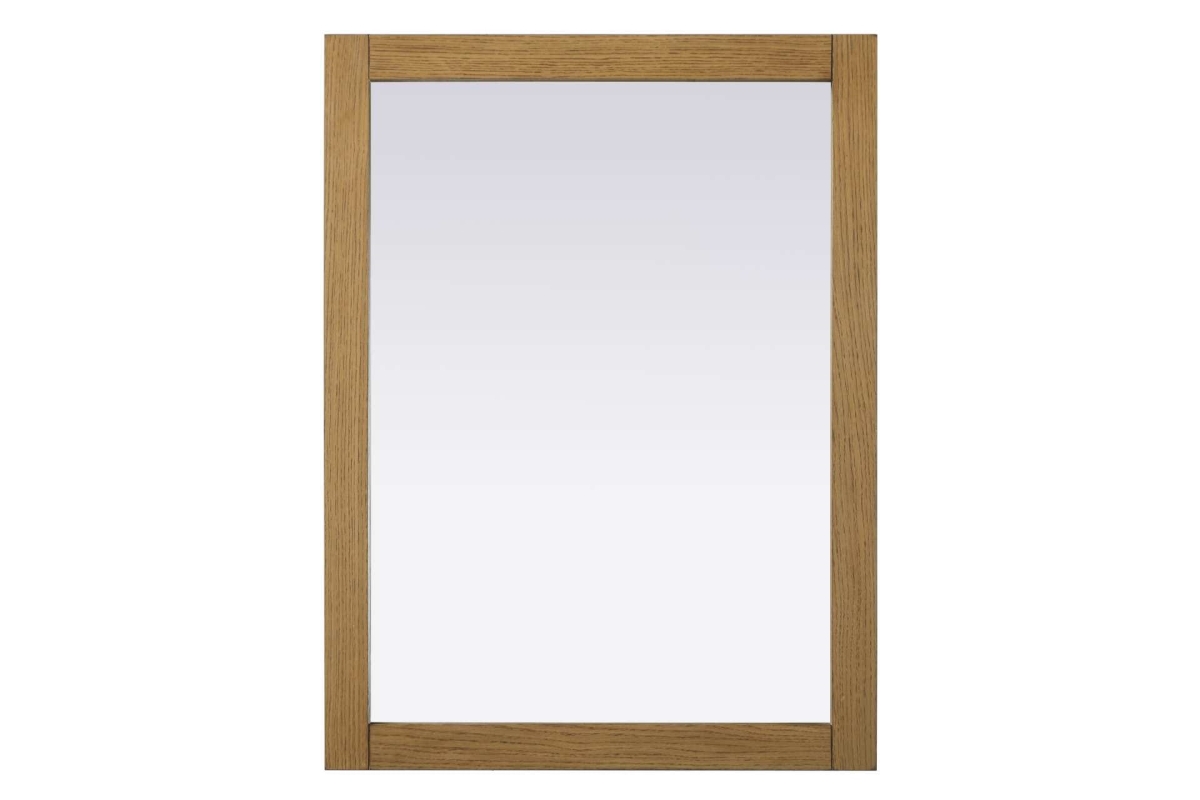 VM32736HT 27 x 36 in. Noah Rectangle Wood Mirror, Honey Teak