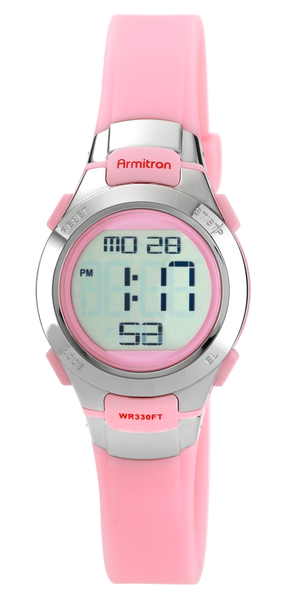 45-7012pnk Women Digital Pink Strap Watch
