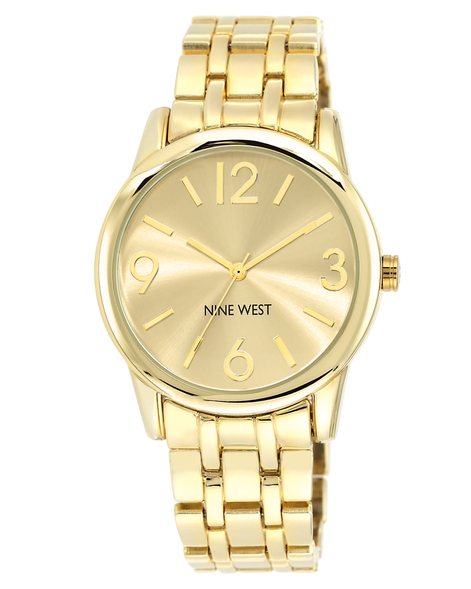 Nw-1578chgb Women Champagne Dial Gold-tone Bracelet Watch