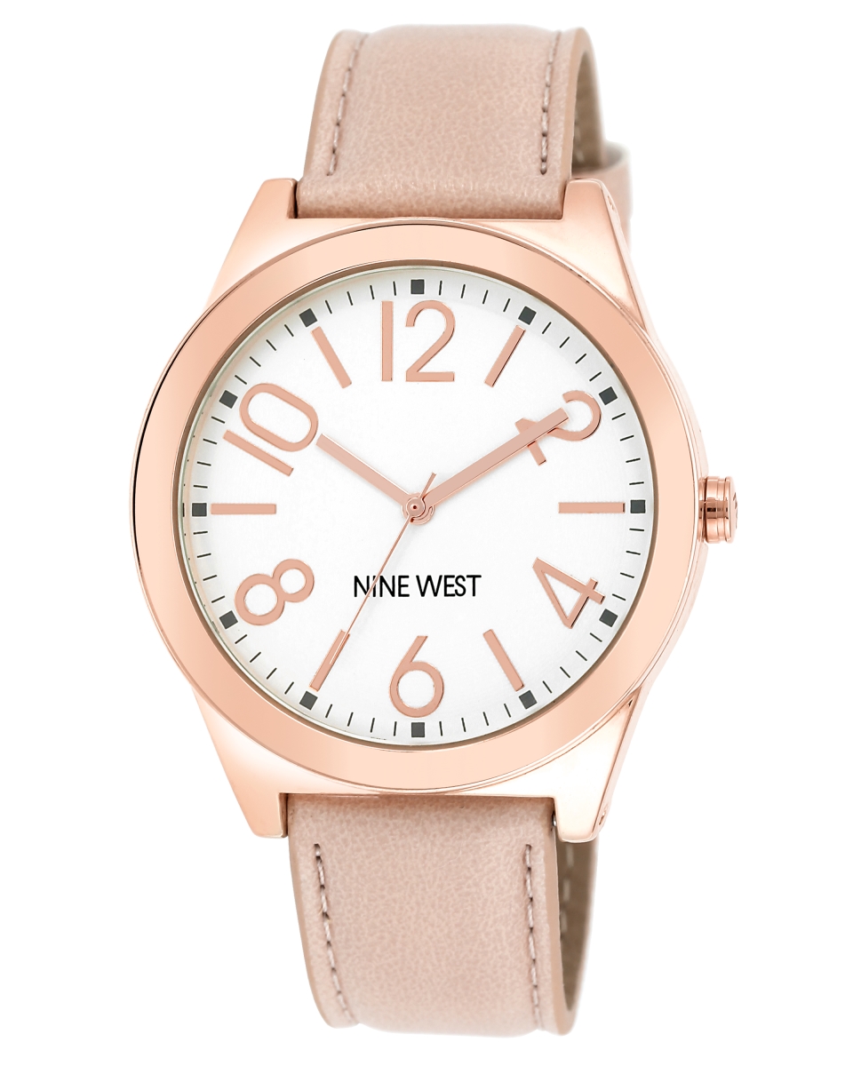 Nw-1660svpk Women Rose Gold Tone Watch With Blush Strap