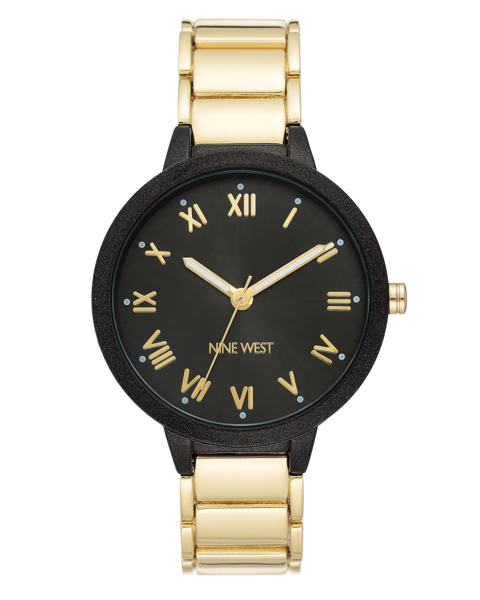 Nw-2310bkgp Women Bracelet Watch, Black & Gold