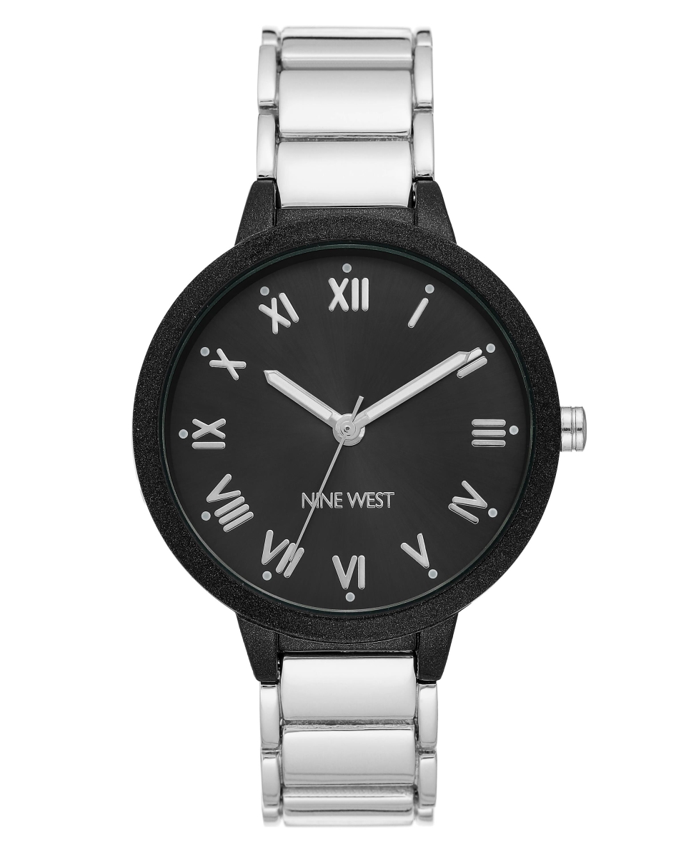 Nw-2311bksv Women Bracelet Watch, Black & Silver