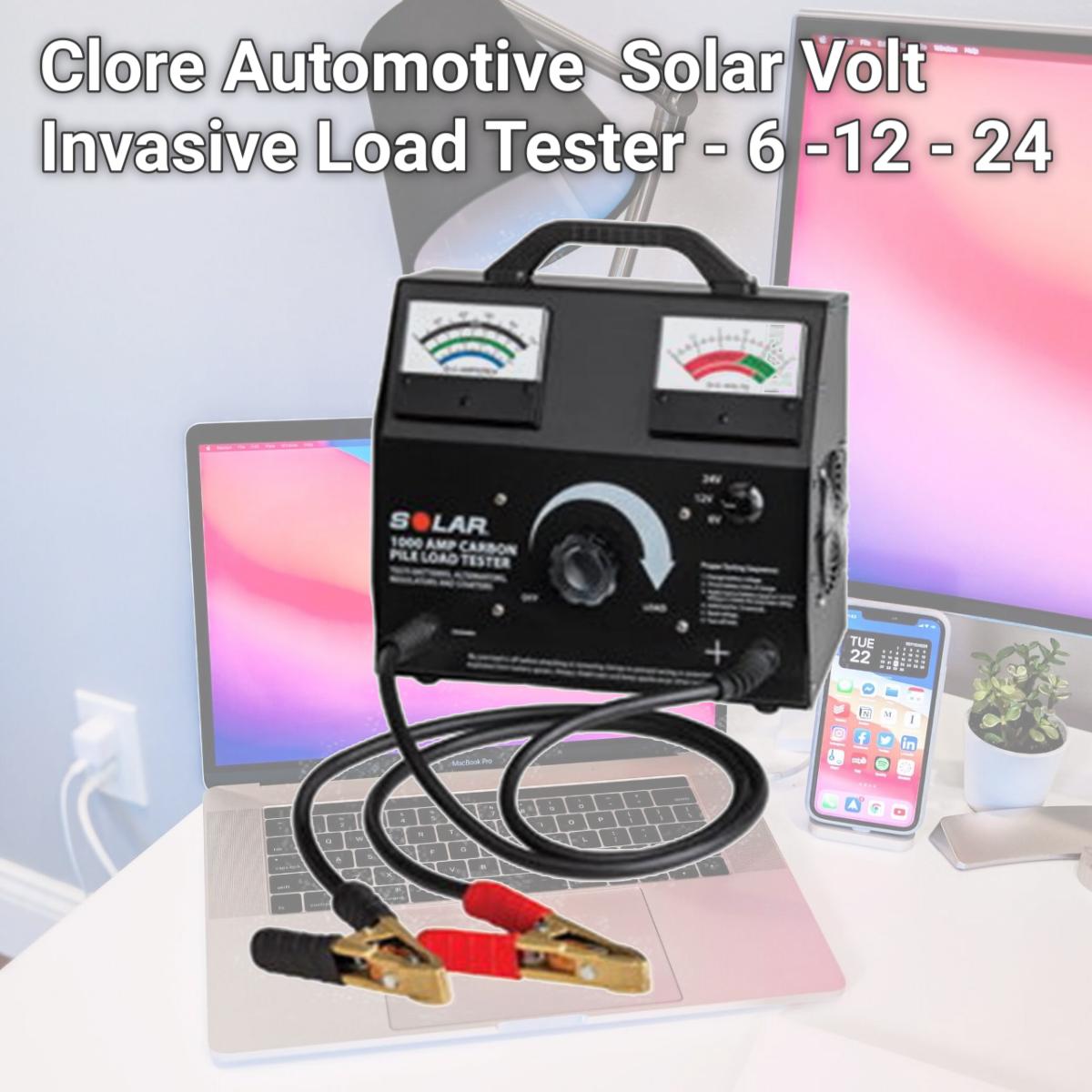 Picture of Clore Automotive SI1876 Solar Volt Invasive Load Tester - 6 -12 - 24