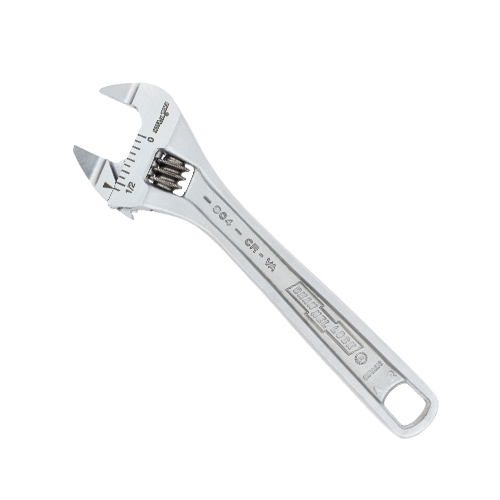 4 In. Adjustable Wrench Extra Slim Jaw