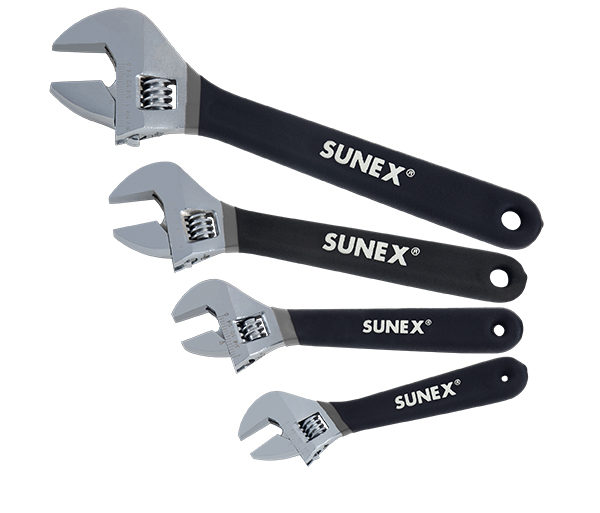SU9618 Adjustable Wrench Set, 4 Piece
