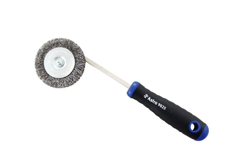 Ao9025 3 In. Wire Wheel Hand Brush With Interchangeable Head