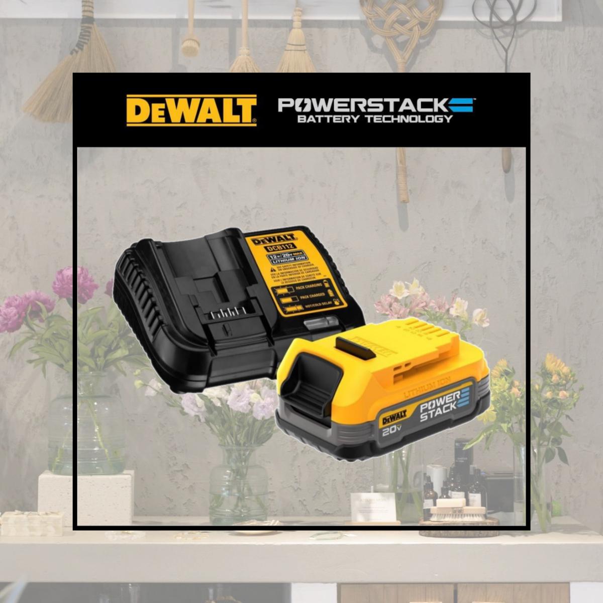 Picture of Dewalt-Black & Decker DWDCBP034C 20V Maximum Powerstack Starter Kit