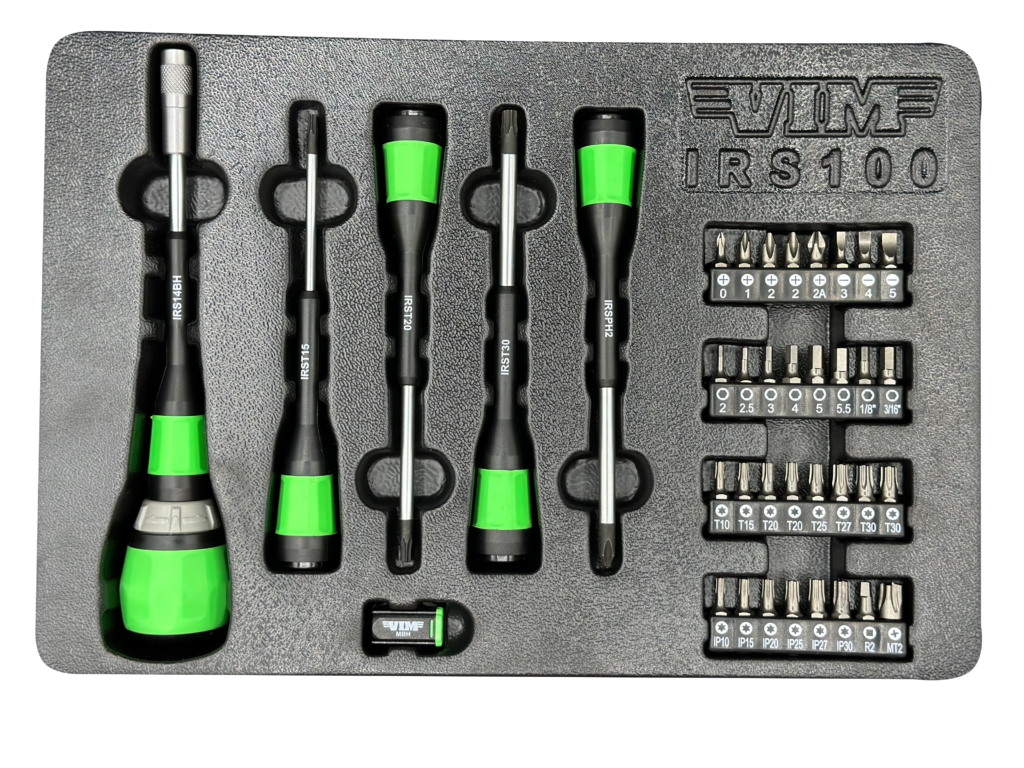 Interchangeable Ratcheting Screwdriver Set, 39 Piece