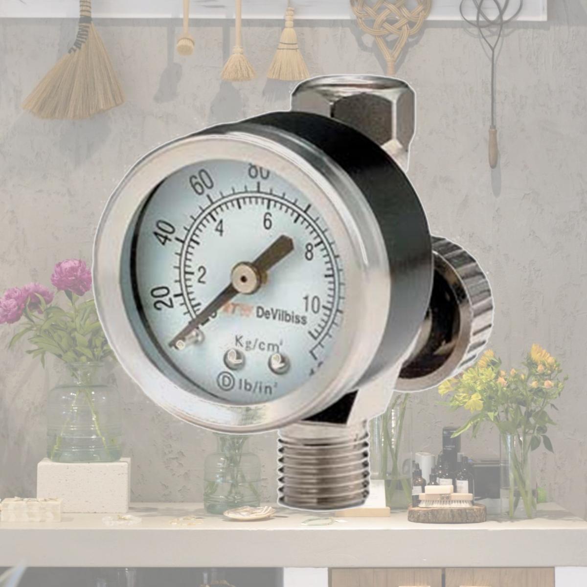 Picture of Devilbiss DV180006 Air Adjusting Valve With Gage