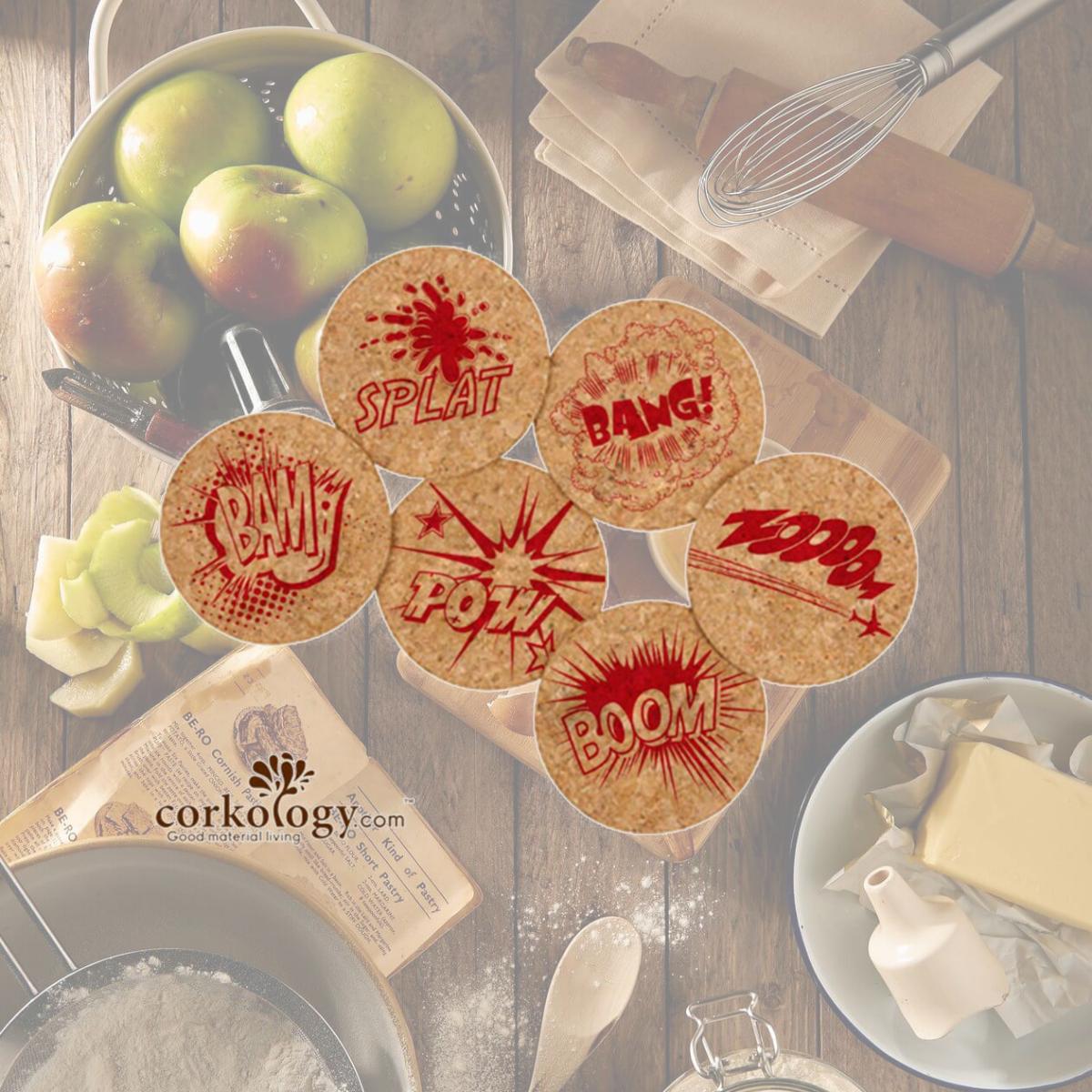 Picture of Corkology 387 Comics Cork Coaster Sets