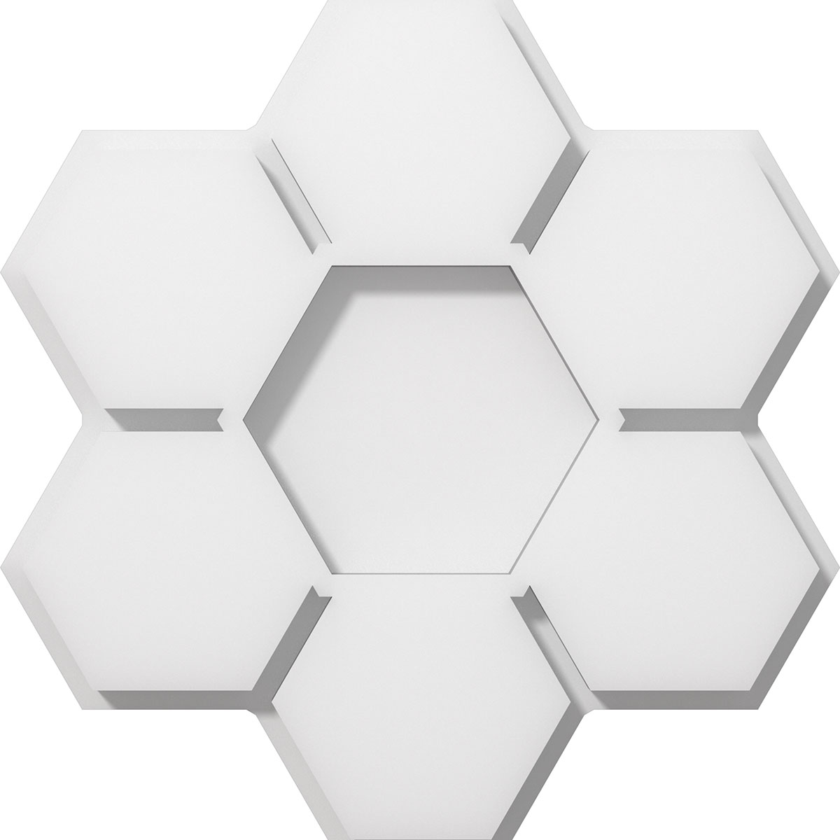 Cmp10dy 10 In. Od X 3.5 In. Square Daisy Architectural Grade Pvc Contemporary Ceiling Medallion