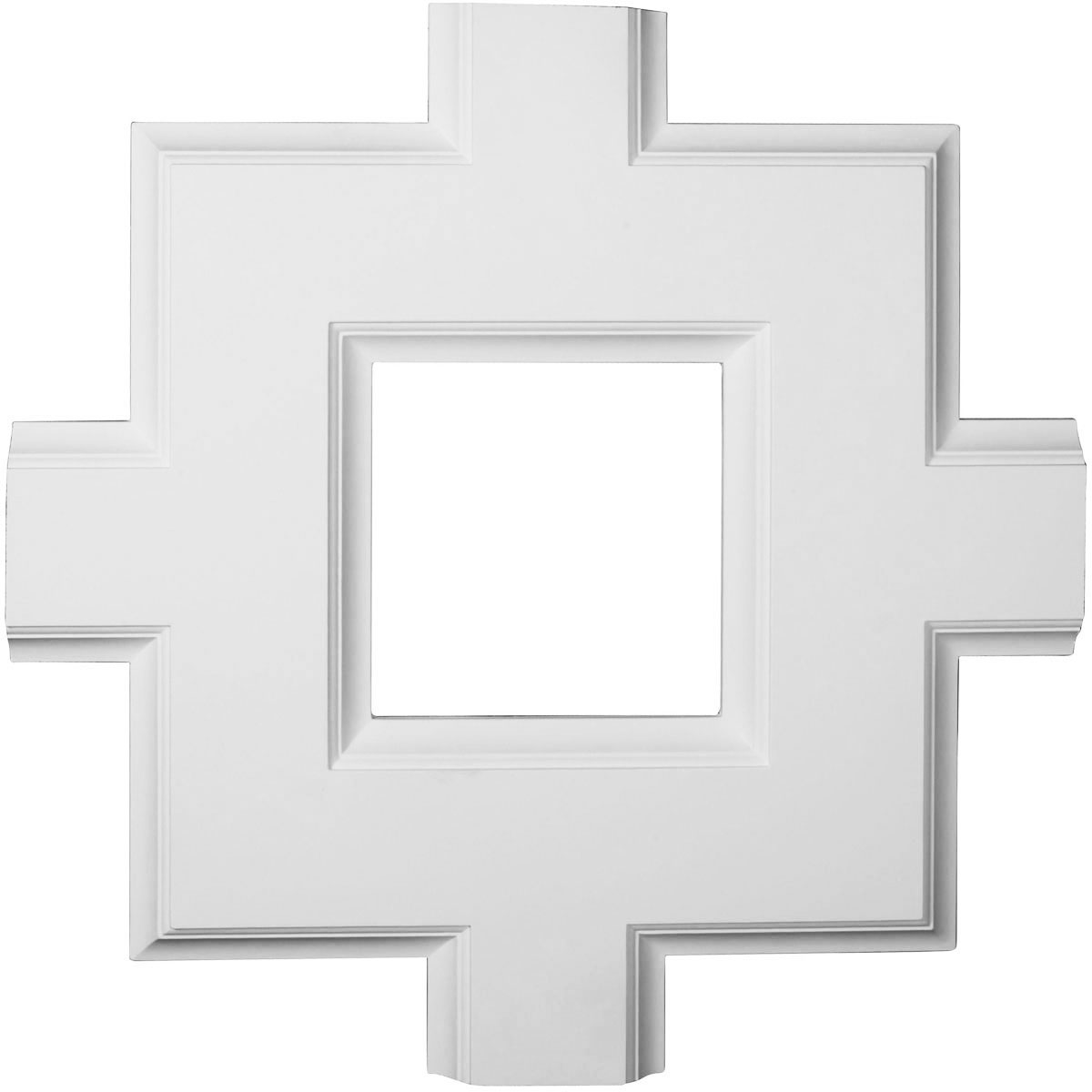 36 X 2 X 36 In. Inner Square Intersection For 8 Traditional Coffered Ceiling System