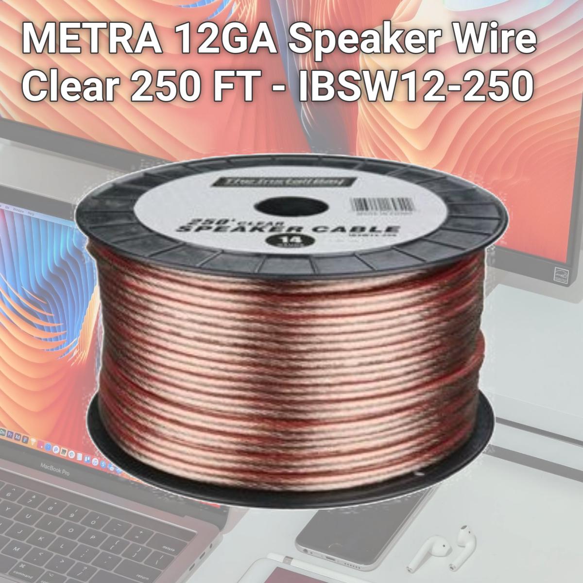 Picture of METRA 12GA Speaker Wire Clear 250 FT - IBSW12-250