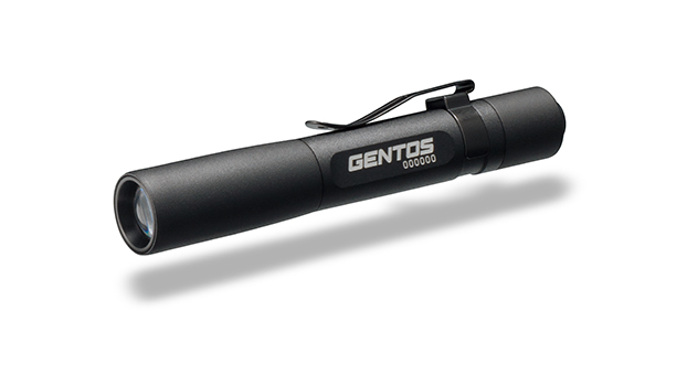 Gf-011dg Pen Clip Battery Flashlight - Black
