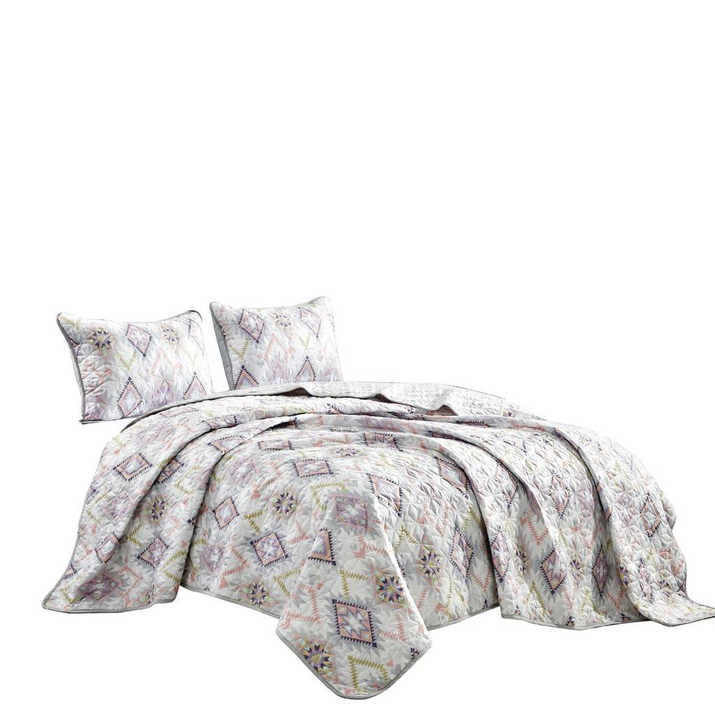 JB22385Q Kumani Bedspread, Multi Color - 3 Piece - Queen Size