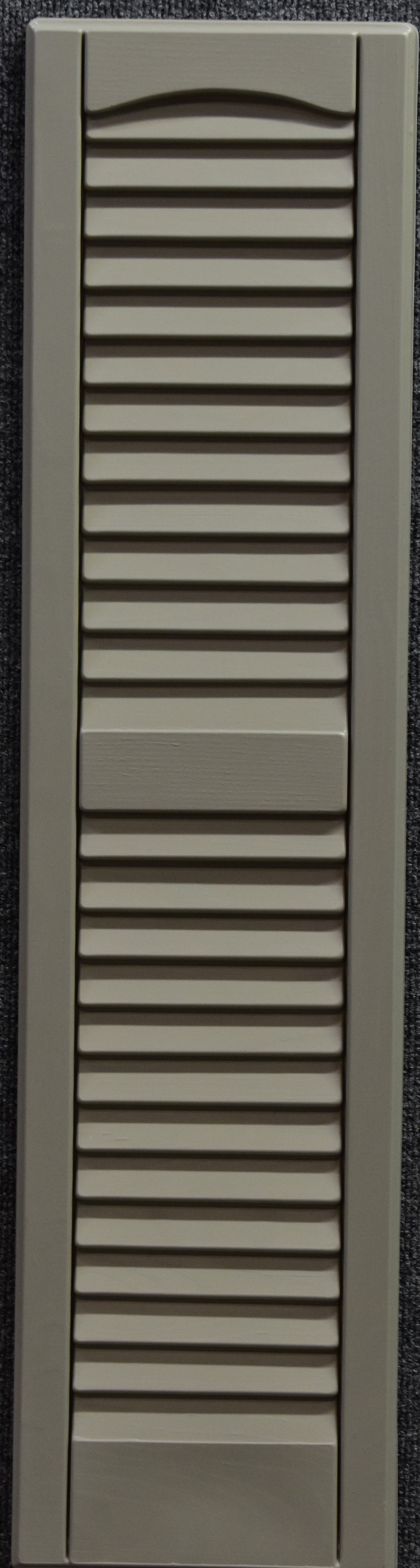 P1271cl-fh 12 X 71 In. Raised Panel Exterior Decorative Shutters, Clay