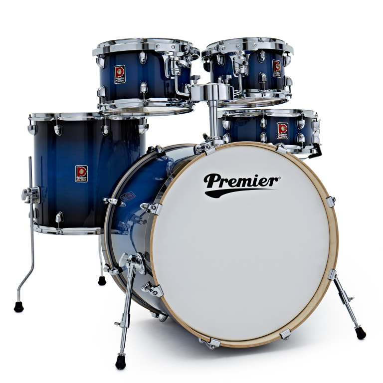 27397 10-12-16-22-14 in. Snare Artist Drum Set - Indigo