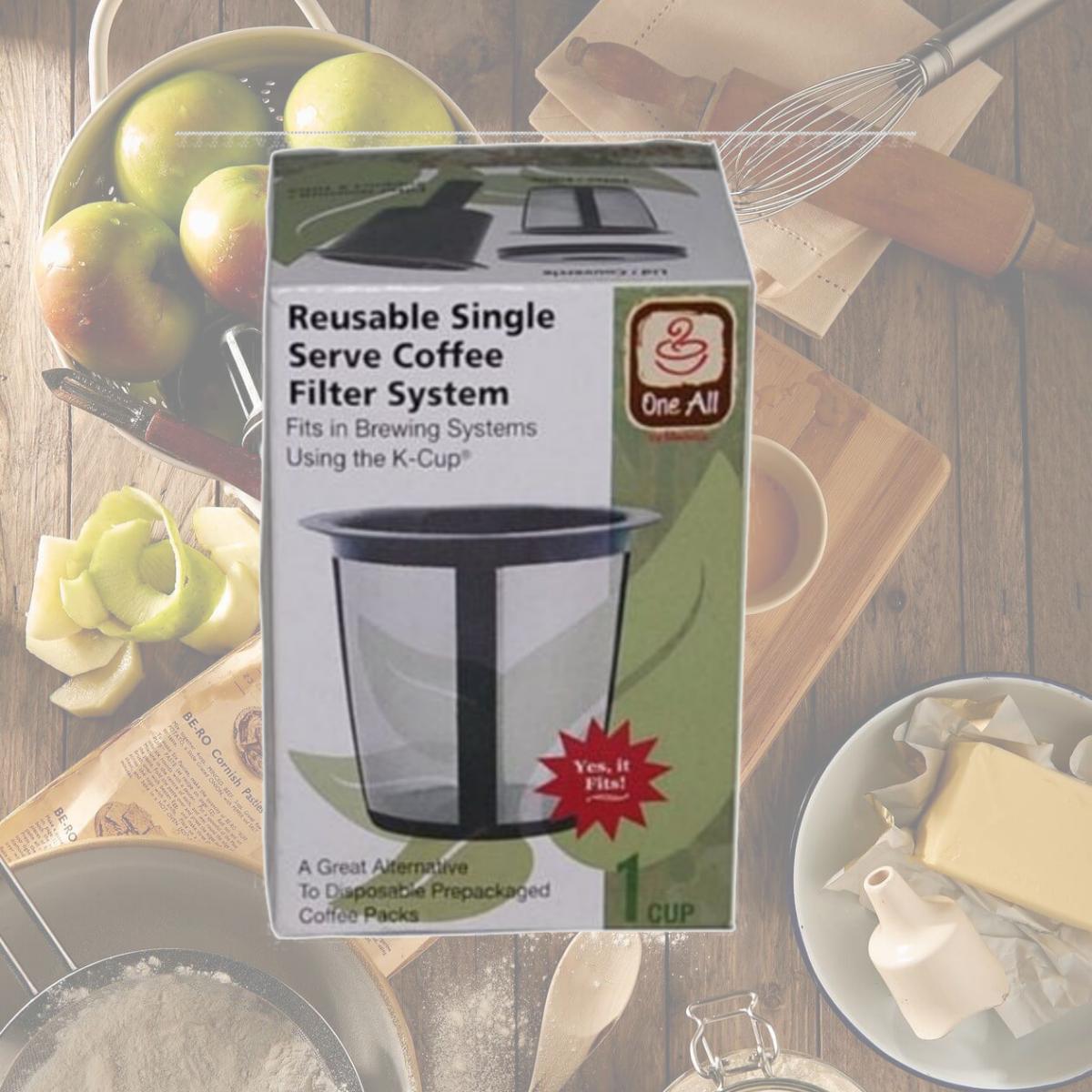 Picture of one all RK101 Reusable Single Serve Coffee Filter System for K-Cups Systems