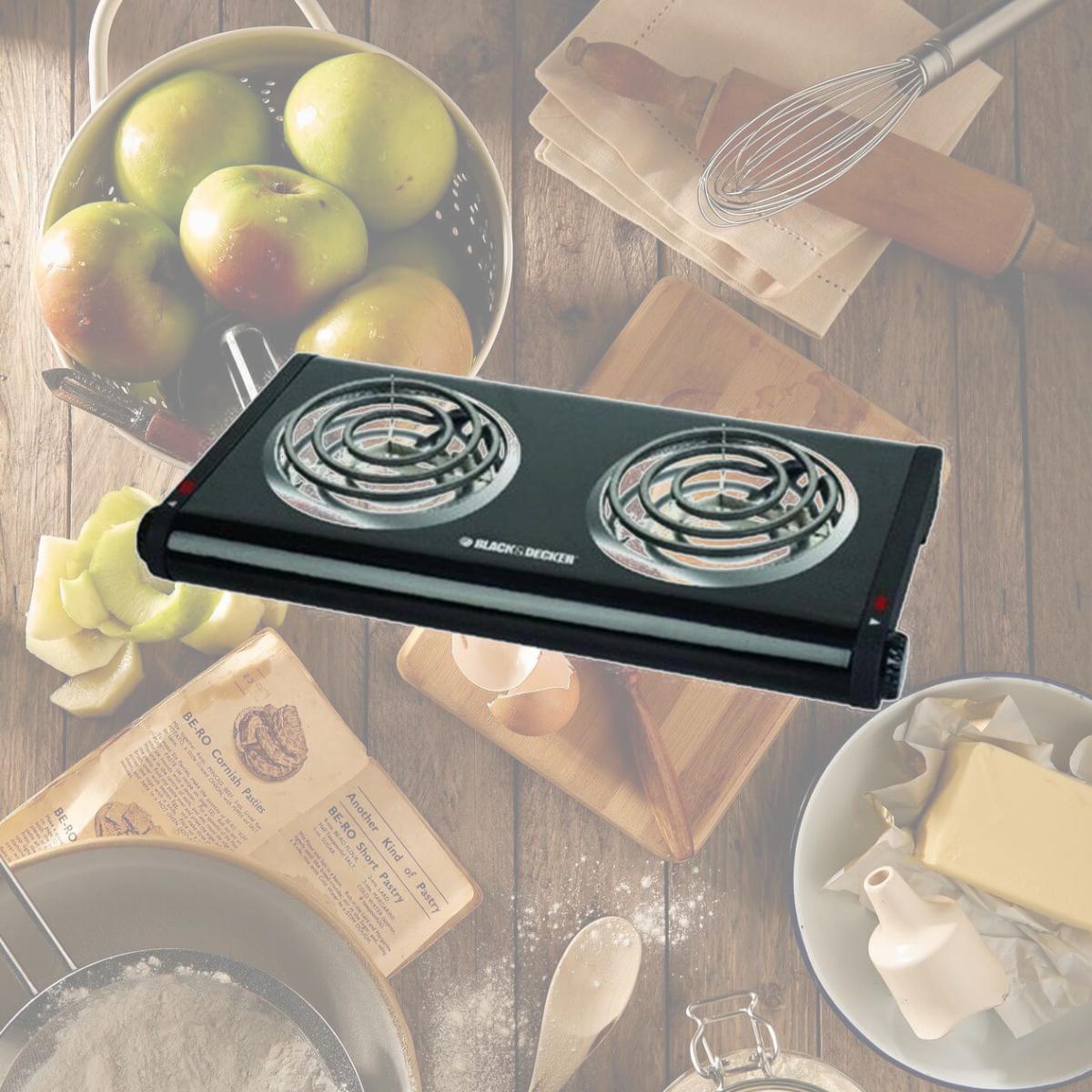 Picture of B & D Db1002B Double Burner Buffet Range