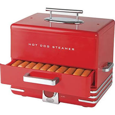 Hds248rd Diner Style Hot Dog Steamer