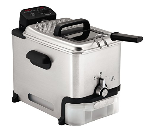 T-fal Fr800050 Ultimate Ez Clean Pro Stainless Steel Immersion Deep Fryer - Silver