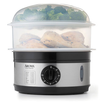 Afs-186 5 Qt. Stainless Steel Food Steamer