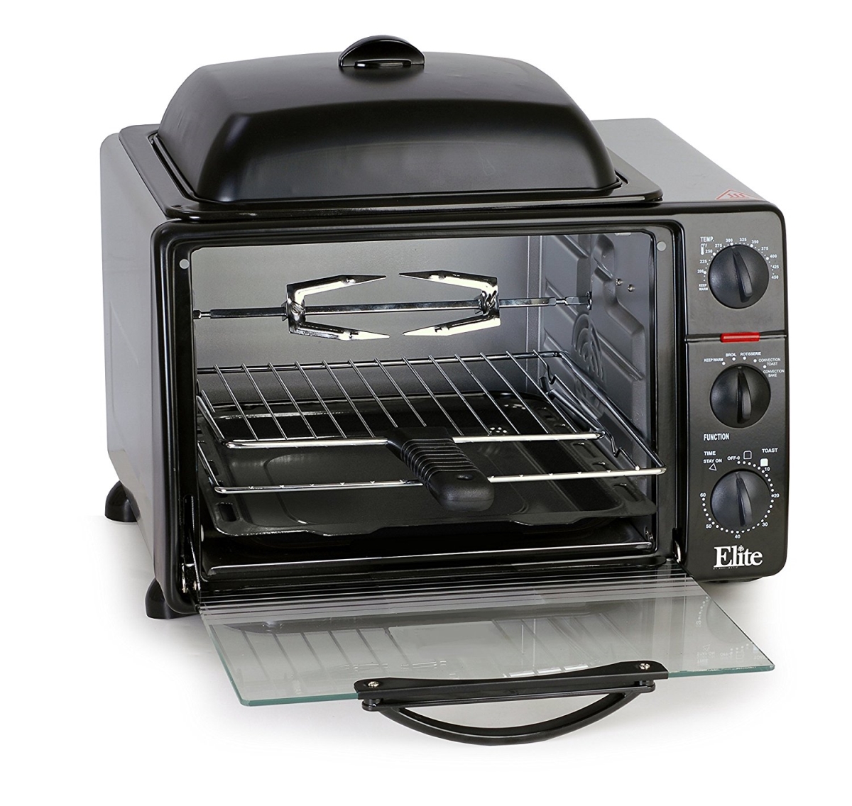 1500w Platinum Toaster Oven With Rotisserie