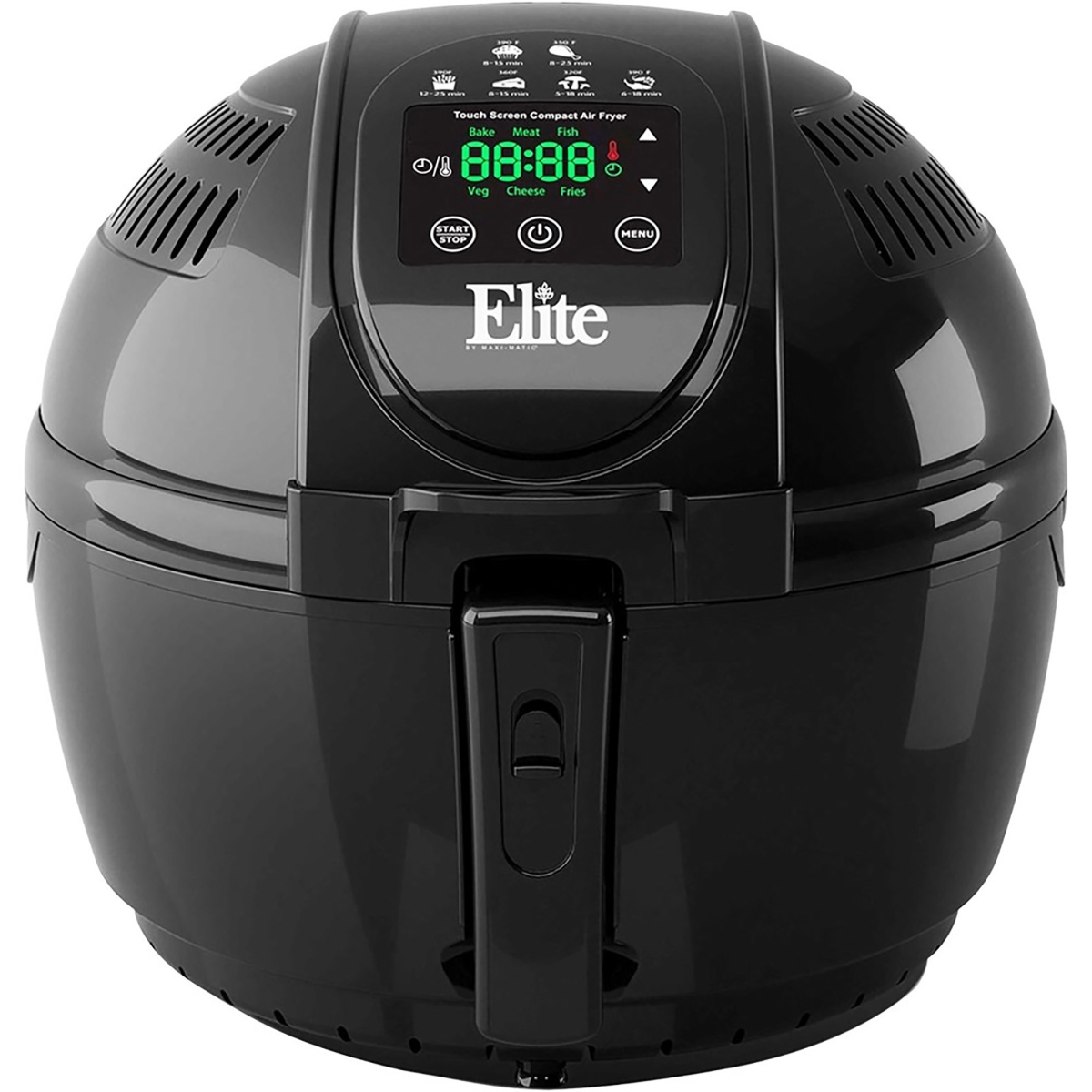 Eaf2500d 3.5 Qt. Maximatic Digital Air Fryer, Black