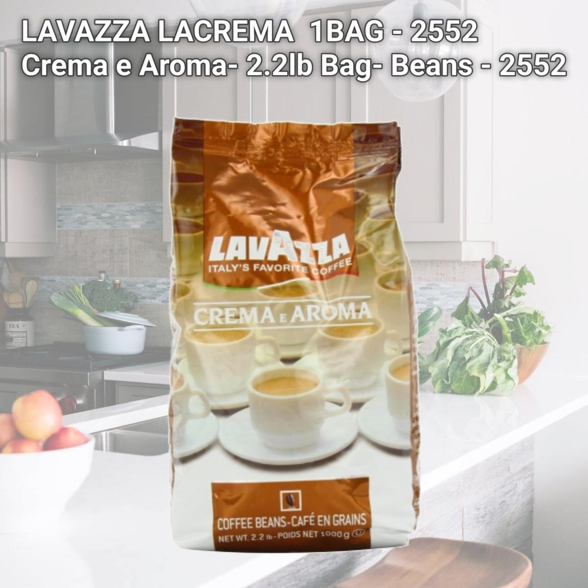 Picture of LAVAZZA LACREMA  1BAG - 2552 Crema e Aroma- 2.2lb Bag- Beans - 2552