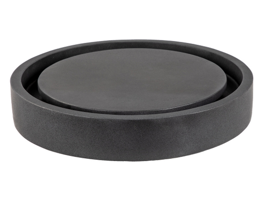 Eb-s042ls-h 18 X 3 In. Round Infinity Pool Sink - Lava Stone