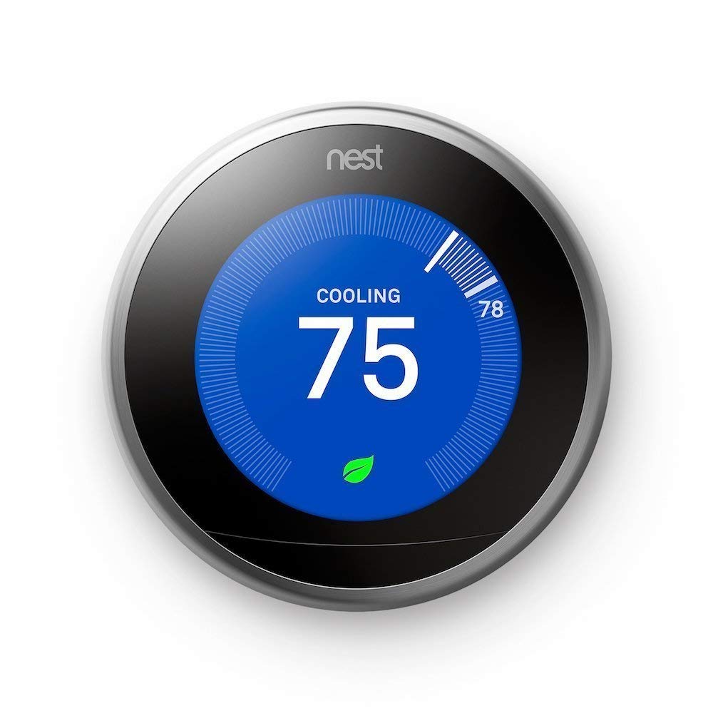 Nest T300 Learning Thermostat, Stainless Steel