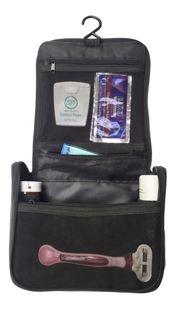 154 2.5 X 2.5 In. Travelers Toiletry Organizer, Black - Small