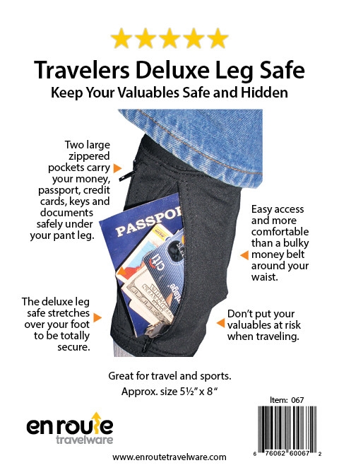 Picture of En Route Travelware 067 Deluxe Leg Safe is now the updated Leg Stash