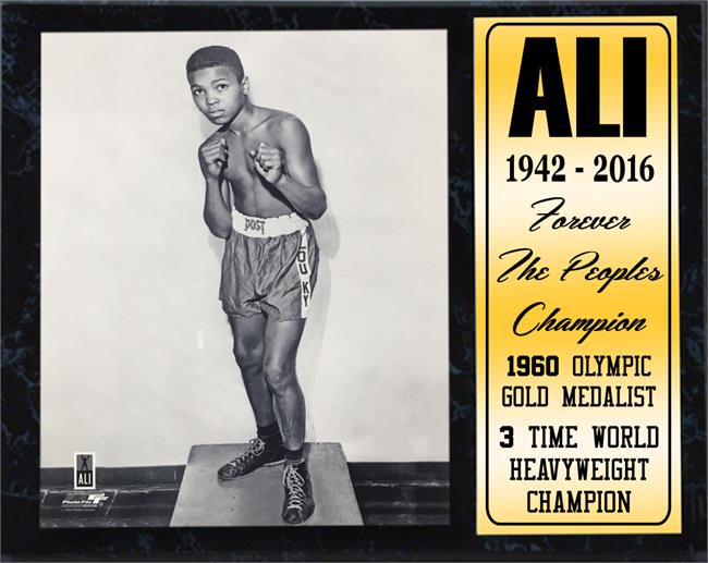 710-26 Muhammad Ali Stat Plaque Frame - 12 X 15 In.