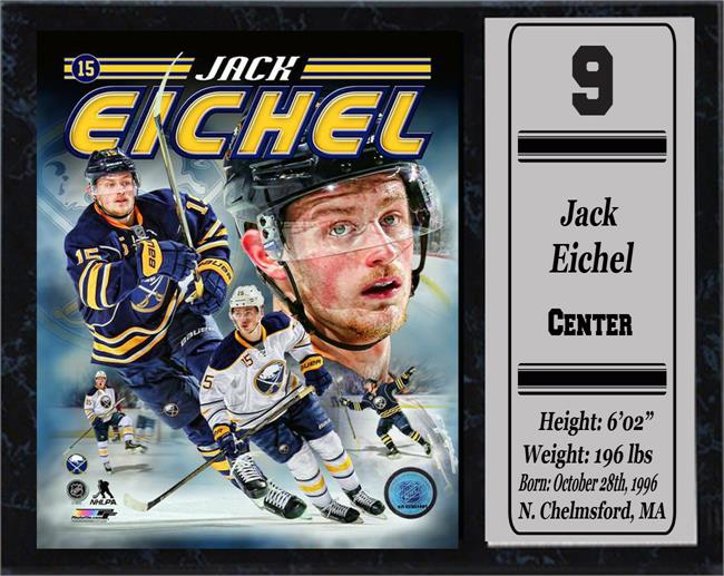 110-45 Jack Eichel Stat Plaque Frame - 12 X 15 In.