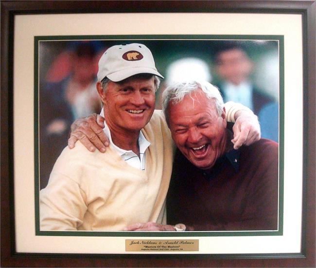 75346690031 Nicklaus, Palmer Hugging Deluxe Frame - 11 X 14 In.