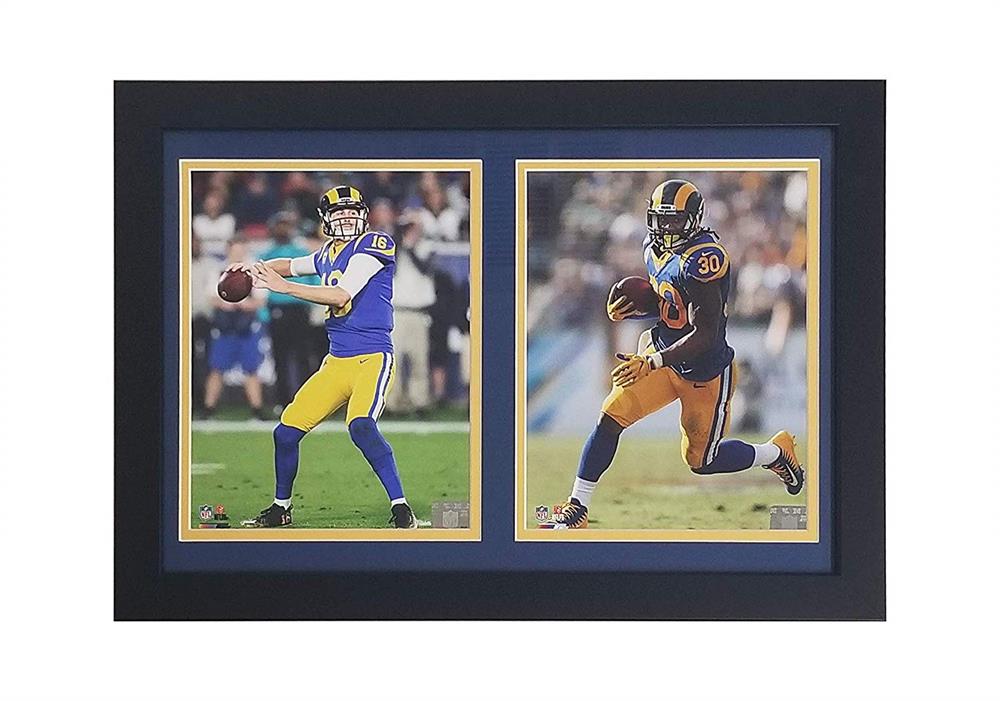 112-19 Dynamic Duo Los Angeles Rams Double Frame - 12 X 18 In.