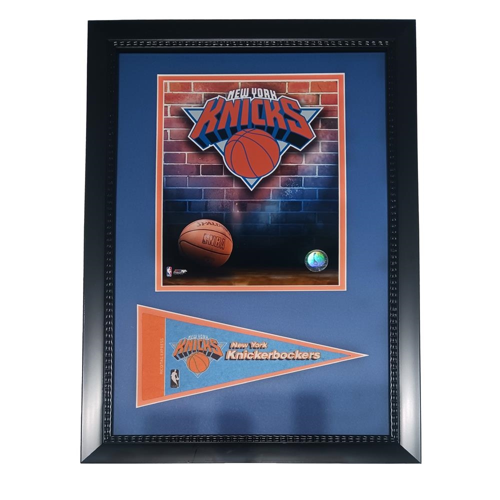 753466162040 York - Basketball 12x18 Pennant Frame
