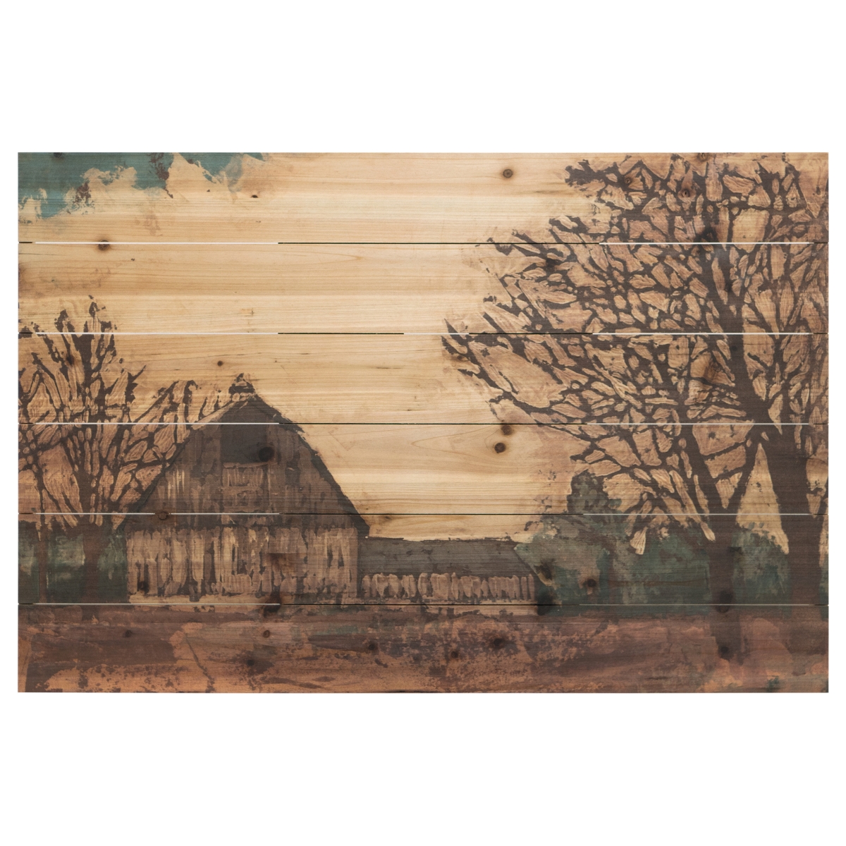 Adl-107690-2436 24 X 36 In. Erstwhile Barn 3 Digital Print On Solid Wood Wall Art