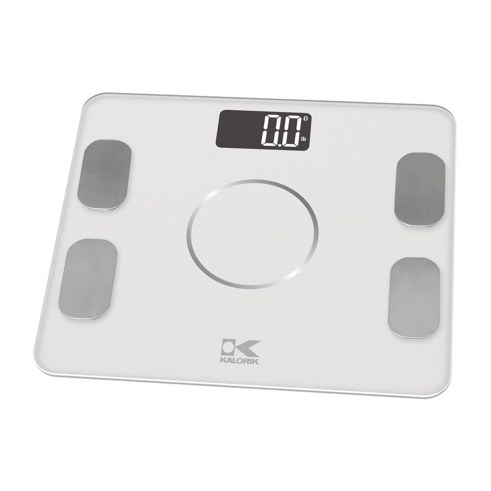 Ebs 42573 W Bluetooth White Electronic Body Fat Scale With Body Analysis