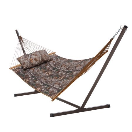 Combort15 Realtree Quilted Hammock Combo With Pillow & Stand