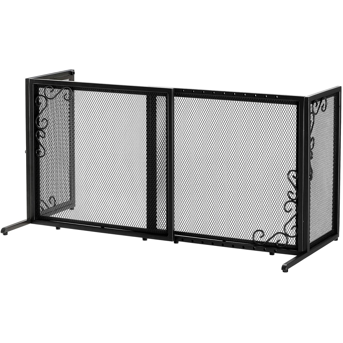 Picture of Richell 94944 26-40 x 18 x 20 in. Freestanding Metal Mesh Pet Gate - Black - Small