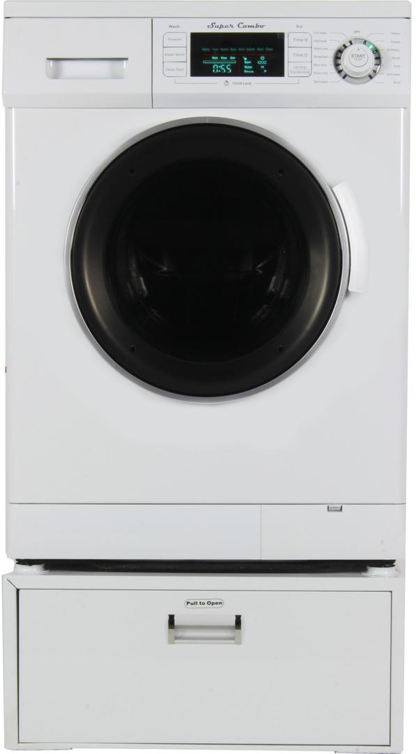 Ez 4400cv W Plus Pdl W Washer & Dryer With Combo Pedestal, White