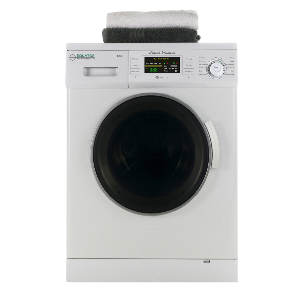 Ew 824 N 1.6 Cu. Ft. Compact Front Load Washer & Automatic Water Level