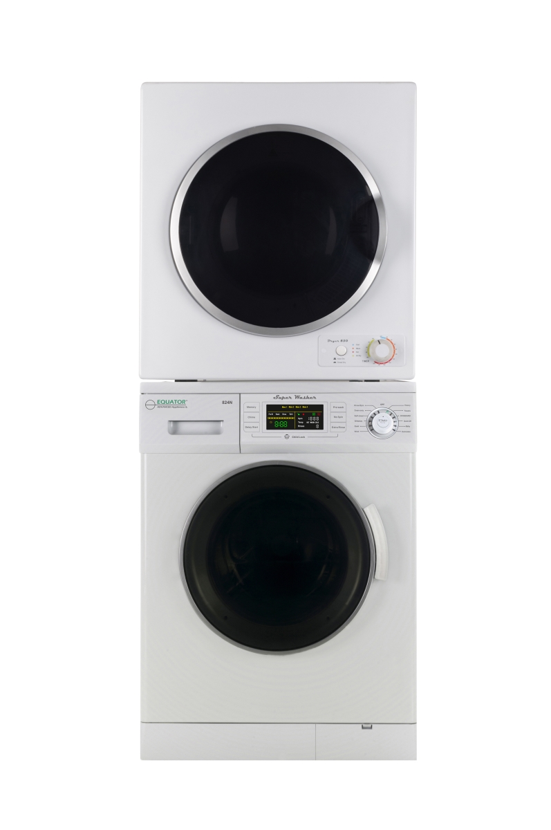 Ew 824 N-ed 850 Stackable Compact Front Load Washer & Short Dryer