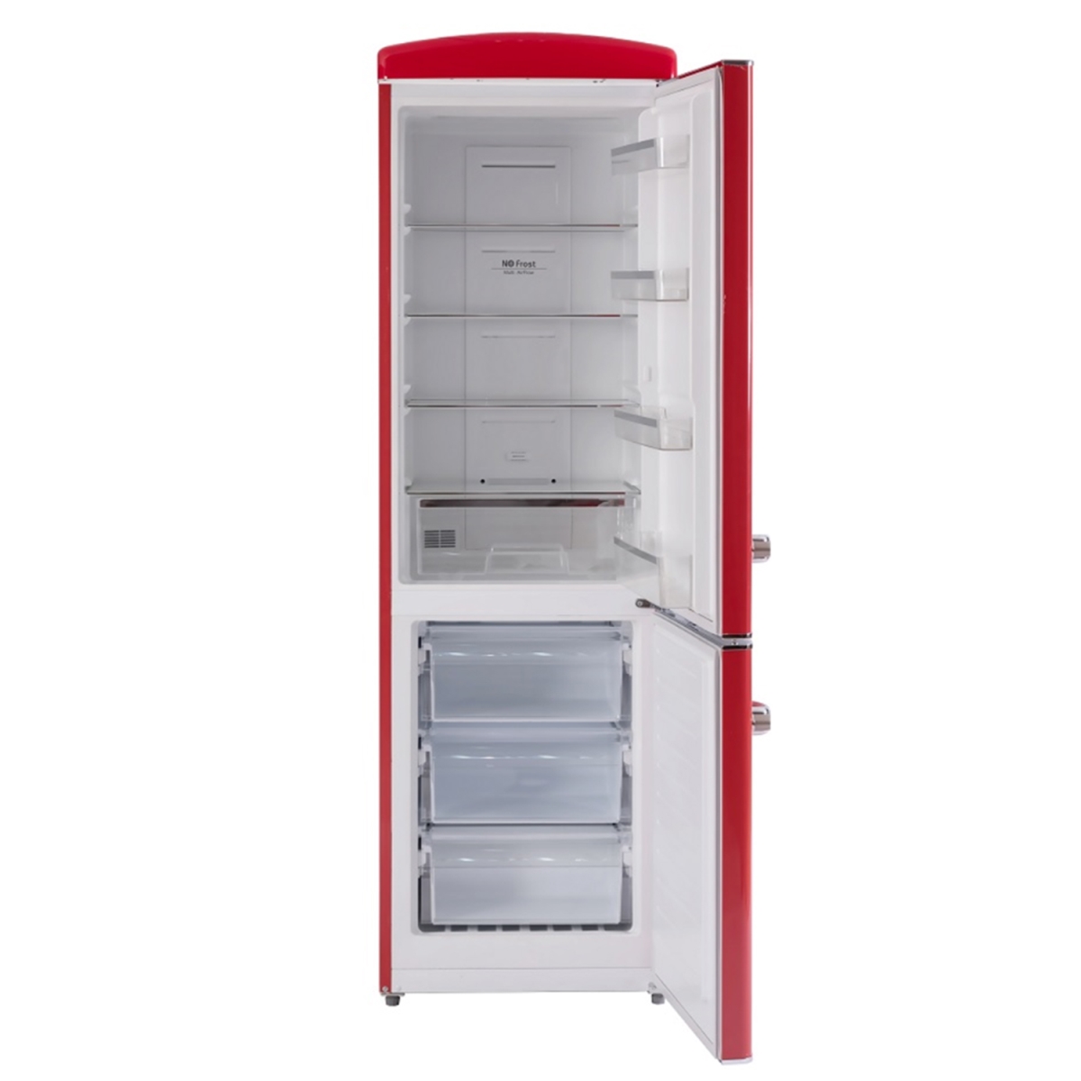 -conserv Abfr1080ere 10.8 Cu.ft. Energy Star Bottom Freezer Retro Refrigerator, Red